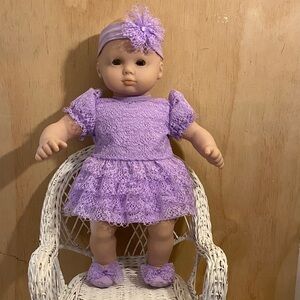 American Girl Biddy Baby Doll 14” Tall Cloth & Vinyl ( She Has A Lazy Eye)